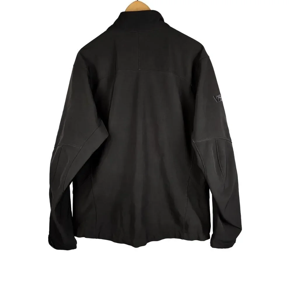 Patagonia Polartec Windbreaker Windstopper Softshell Jacket‎ Mens L Black